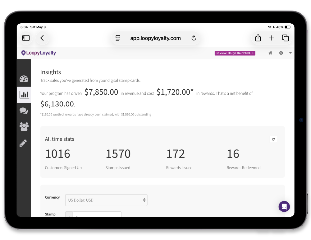 Loopy Loyalty Analytics