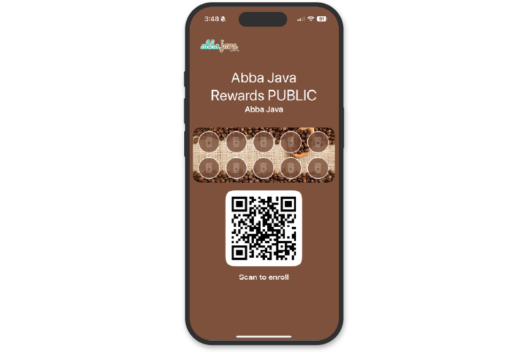 Loopy Loyalty QR Codes built in